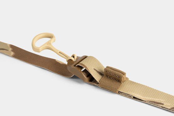 Edgar Sherman Design ESD Sling in Desert Tiger Stripe is 1-inch wide.